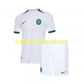 Fußballtrikots Sporting Lissabon Kinder 2024-2025 Kurzarm Auswärts-trikot kaufen